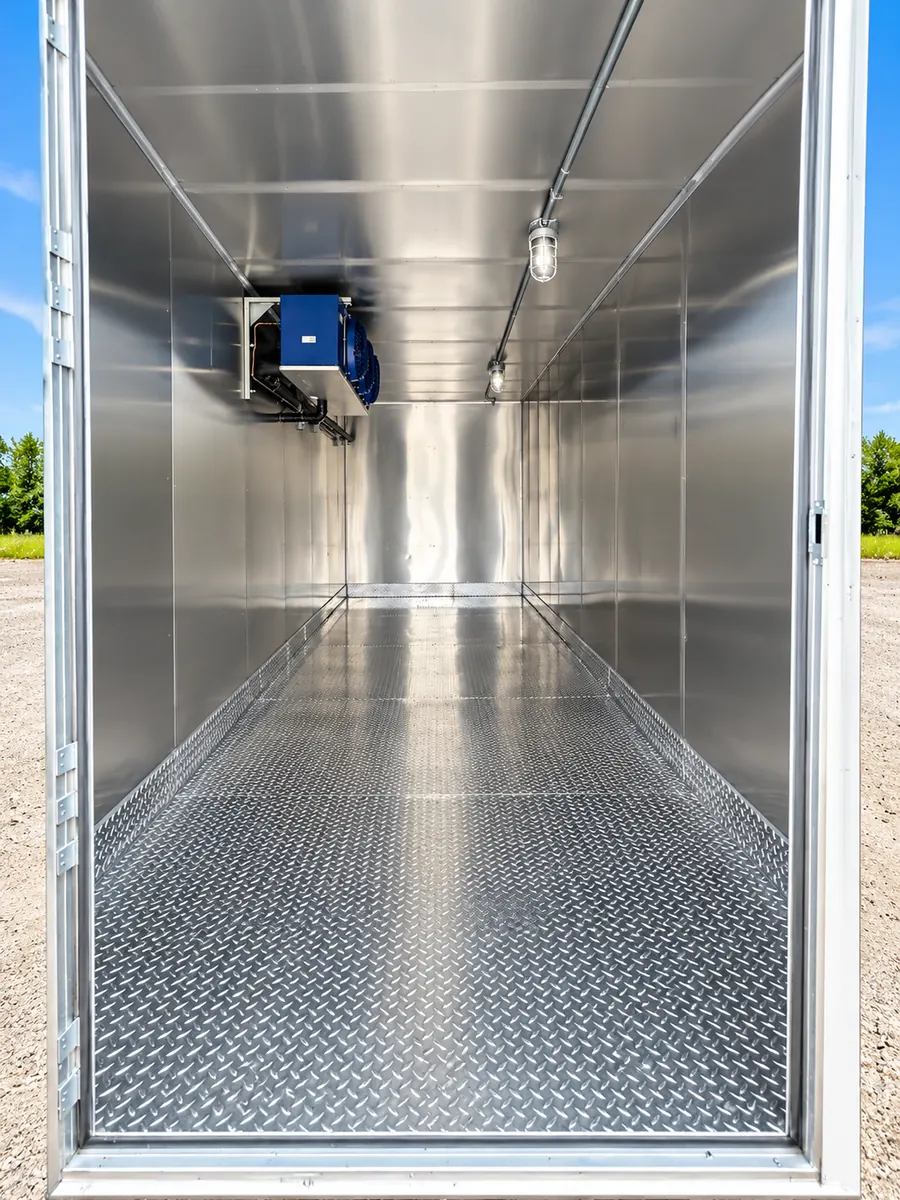 20ft refrigerated trailer interior