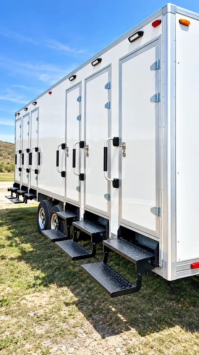 22ft shower restroom combination trailer multiple entrances